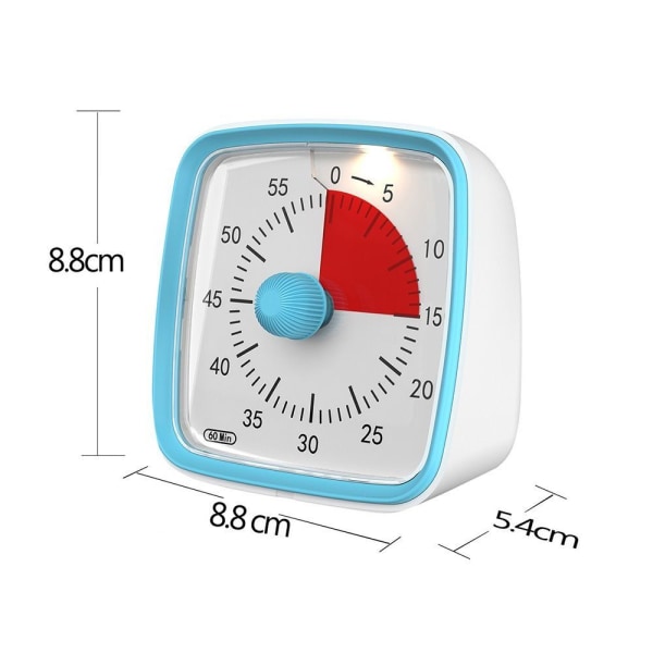 Visuell timer Klassrumstimer VIT White