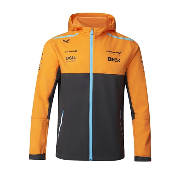 2024 McLaren F1 Officiellt Team Lättvikts Regnjacka Herr Hoodie Kappa 2XL