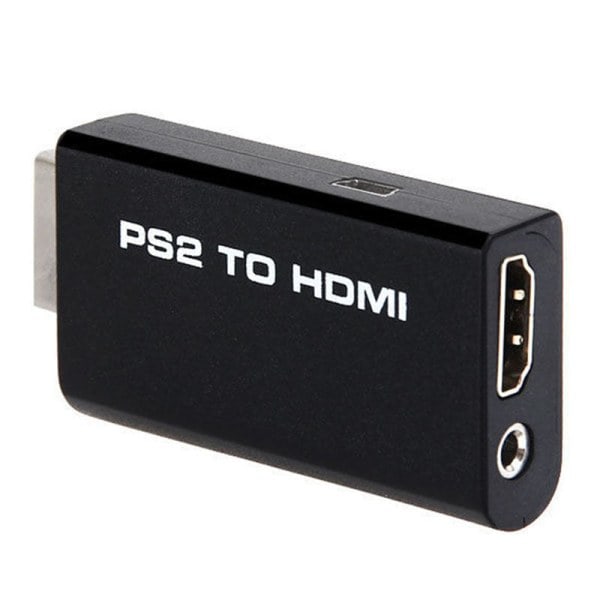 HDV-G300 PS2 til HDMI 480i/480p/576i o Video Converter Adapter F Svart en one size