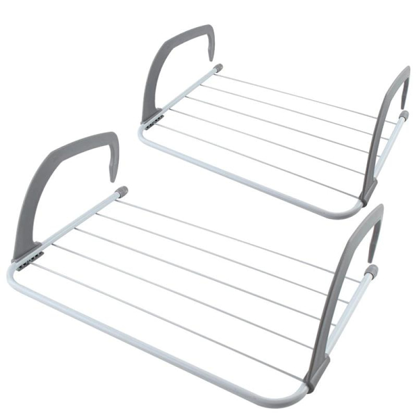 Taitettava Vaateteline Kuivausteline 2-Pack 900