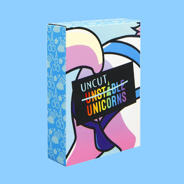 UNICORNS LAUTAPELI KORTTIPELI - LEIKKAAMATON-XF16- UNCUT