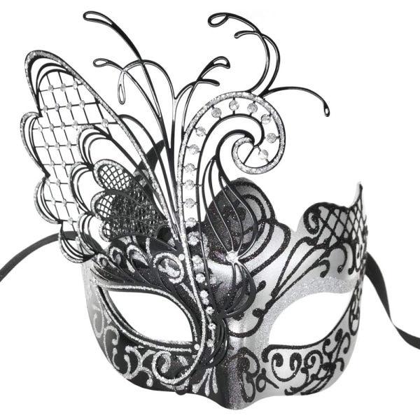 Maskeradmask för kvinnor venetianska, mask/fest/bal/karneval