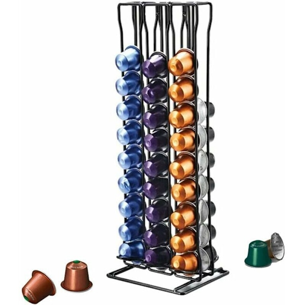 Nespresso kaffekapslar ställ, förvaring för 60 kapslar, kökstillbehör
