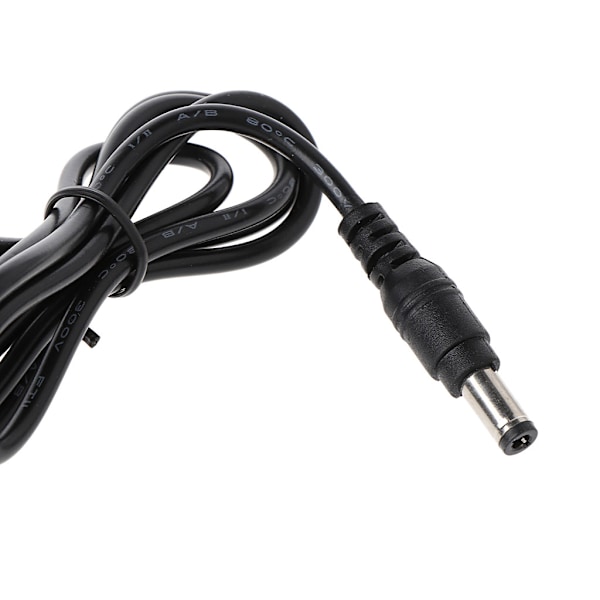 6 Volt 2A strømforsyningadapter AC til DC 7,5 x 3 cm stik 6V 1 Amp strømforsyning, vægkontakt med ekstra lang 90 cm ledning