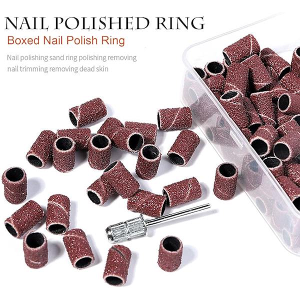 Qazuwa fil nagelslipband Professionella slipband 210 st Fina sliphylsor Bits sliphylsor för nagelpolering och skjutning B Sunmostar
