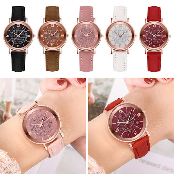 Kvartsur Armbandsur BRUN Brown