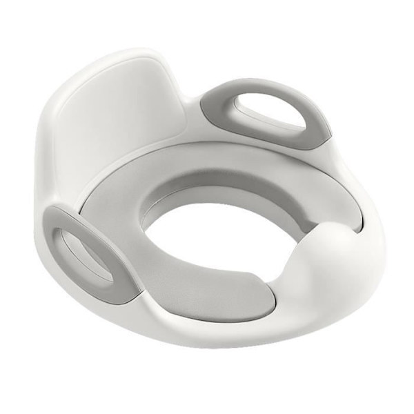 Baby Toiletreducer - XMTECH - Sæde med pudegreb Ryglæn - Hvid og Grå Vitt och grått