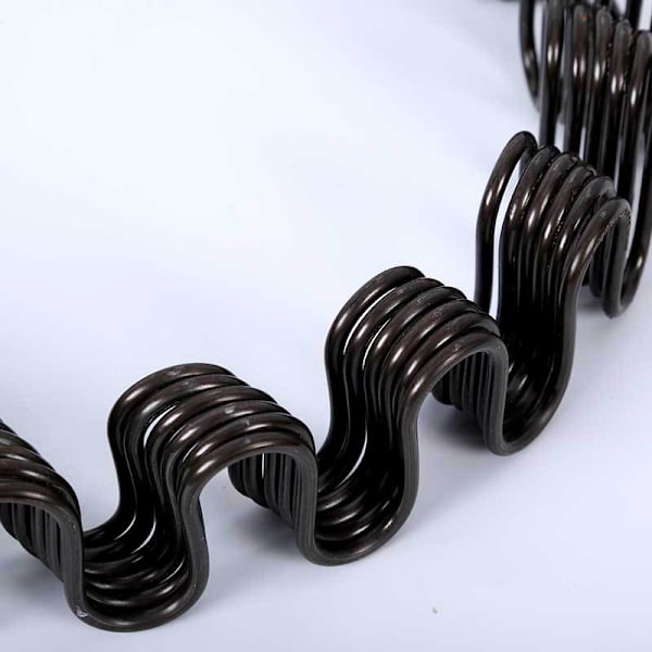 1 Sofafjeder Serpentinspænding Fjederbue Fjeder Flad Fjederbalancekrog Spænde Fjederklemme Reparationssofa Elastisk (60cm + 2 Klemmer + 6 Spiger)