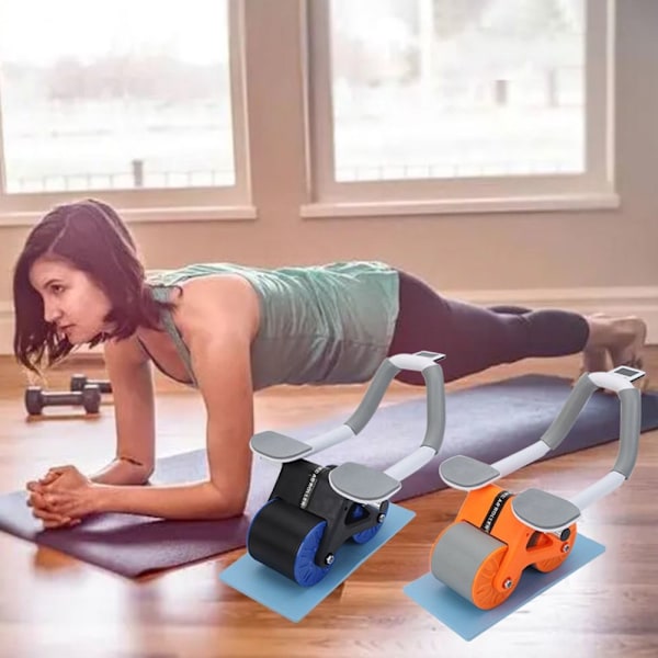 Abdominalhjul Automatisk Rebound Abdominalhjul BLÅ-FA5- Blue