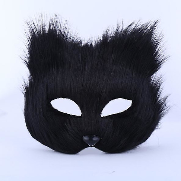 Dyr Maske Halv Ansigtsmaske Black