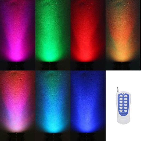 Vedenalainen suihkulähdevalo, 18W RGB-värimuutos