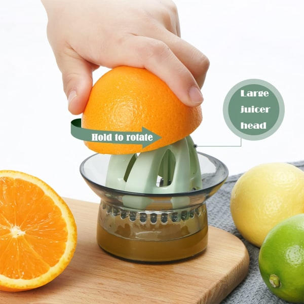2-i-1 manuell juicer sitron appelsin sitruspresse 3,54x3,15 tommer