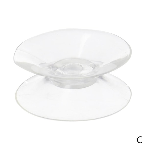 Dubbelsidiga sugkoppar i klar plastgummi, 20, 30, 35, 50 mm TransparentC 35mm 100pcs