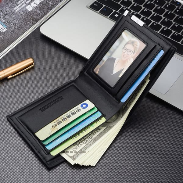 IC Herrplånböcker Lyxmärke Kortplånbok Herr Multi-card Ultra-tunn A1