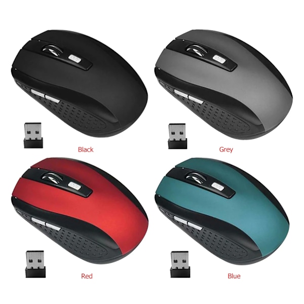 USB-mottaker 2000DPI bærbar datamus for Huawei Xiaomi Ect bærbare datamaskiner Blue