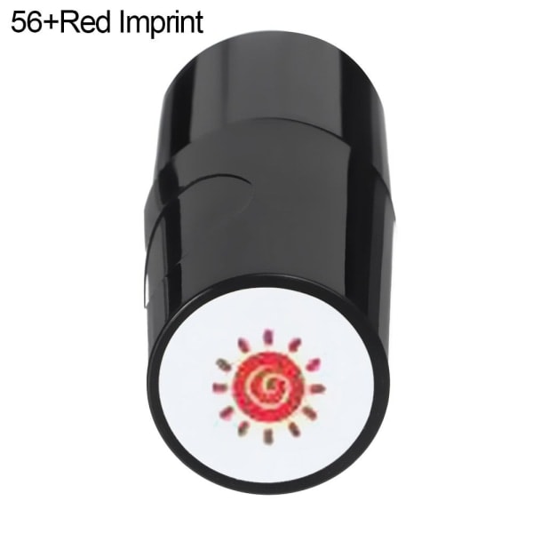 Golfboldstempel Golf Stempelmarkør 56+RØD AFTRYK 56+RØD 56+Rød aftryk