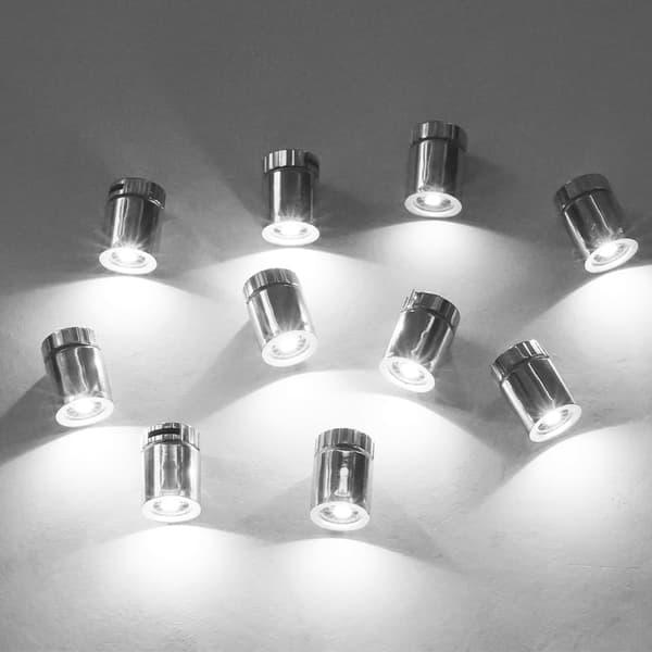 22 mini LED-lys, mini LED batteridrevne lys, små håndverkslys, papirlykter, dukkehusdekorasjon, festdekorasjon, hvit-FA-