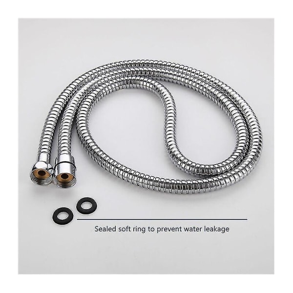 Dusjslange Universal Rustfritt Stål Anti-twist Anti-eksplosjon Dusjslange 3m