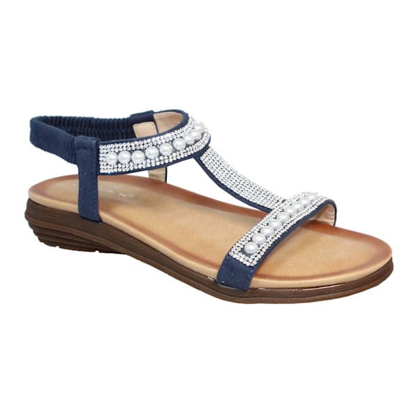 Lunar Dam/Naisten Tancy Helmisandaalit 6 UK Sininen 6 UK Blue