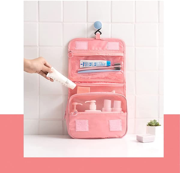 Multifunktionel bærbar toilettaske kosmetik makeuptaske-FA-