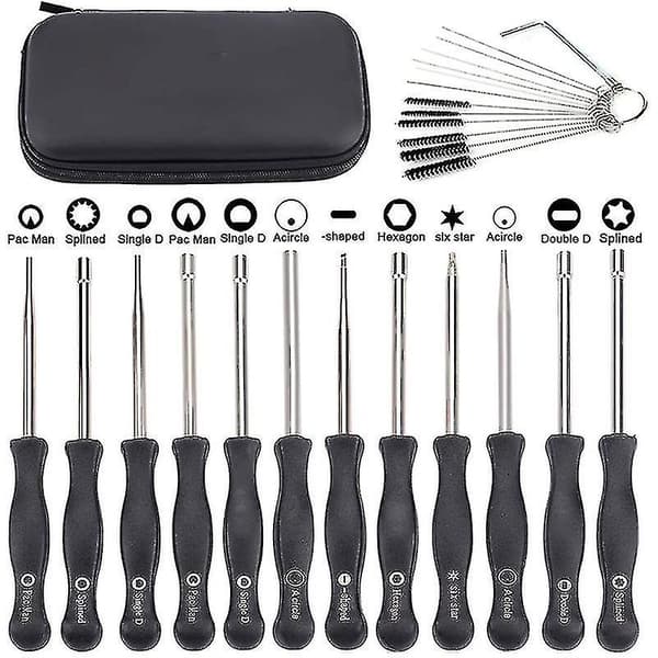 2-pack Carburetor Adjustment Tool Kit for Small Trimmer Weedeater Chain - Set of 12-FA-