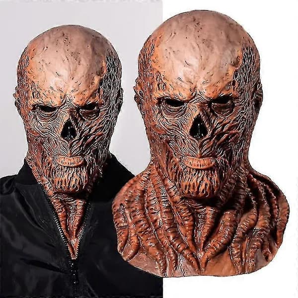 Stranger Things Vecna Cosplay Maske til Halloween Horror Kostumefest