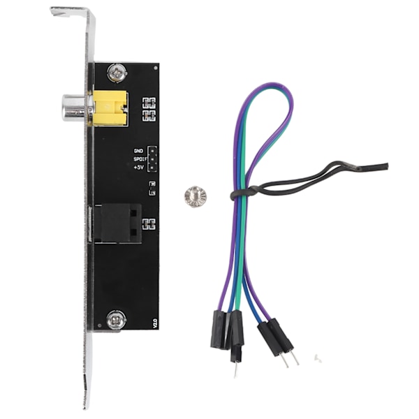 OutPlate Kabelfäste SPDIF Optisk Elektrisk Komponent til ASUS / GIGABYTE / MSI Bundkort