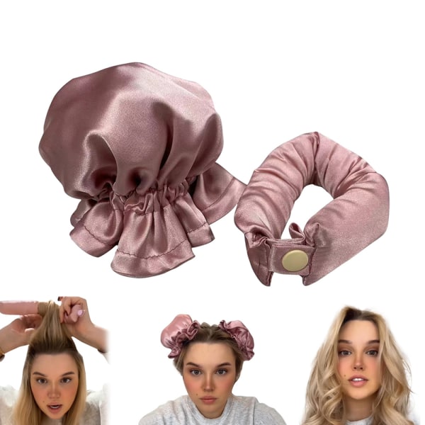 Heatless Curling Set Hårrullar för Heatless Curls Heatl Lotus root powder