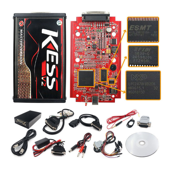 KessV2 5.017 OBD2 Ecu No Token Programmeringsverktøy Ubegrenset programvare 2.53 V2.8KTA onlineversjon kan koble til Internett