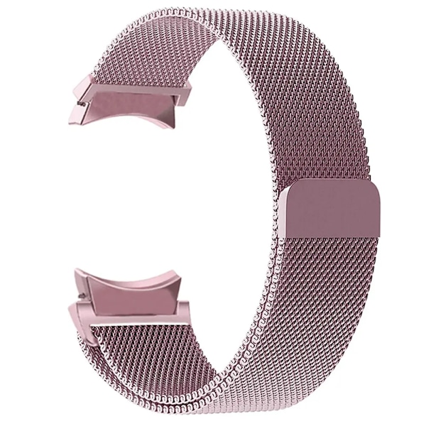 20mm armband för Samsung Galaxy Watch 6/5/4/Classic 47mm 43mm 40mm 44mm Milanese Loop Armband correa Galaxy Watch 5 pro 45mm rem Pink-gold