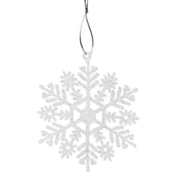 Julgranskulor Snöflingor - 12 st 81