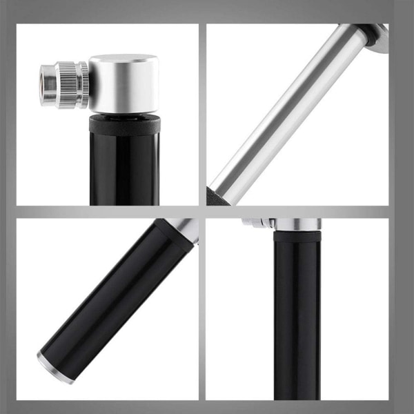 120 psi højtryks aluminiumlegering bærbar minicykelpumpe