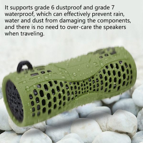 Stor Bluetooth-högtalare Vattentät Bärbar Kolumn Super Bass Stereo Subwoofer Dator PC Ljudbox