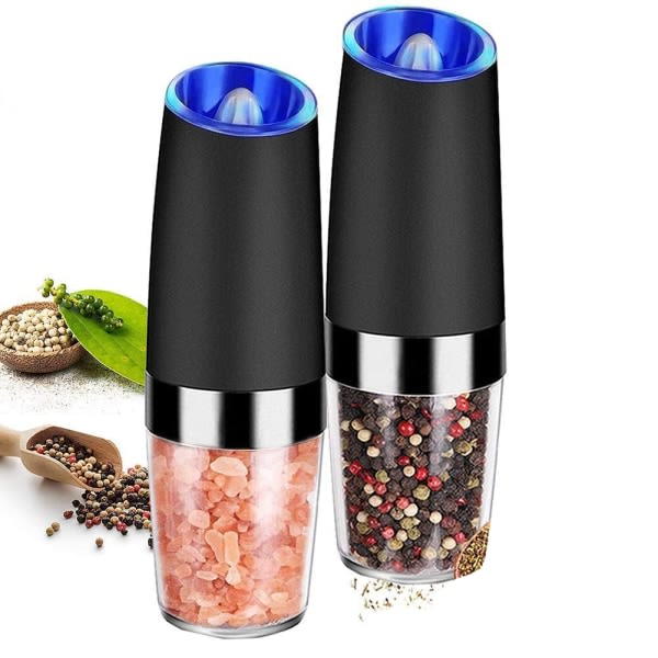 Gravity Pepper Mill Elektrisk salt- og pepperkvern Krydderkvern 1 stk CDQ