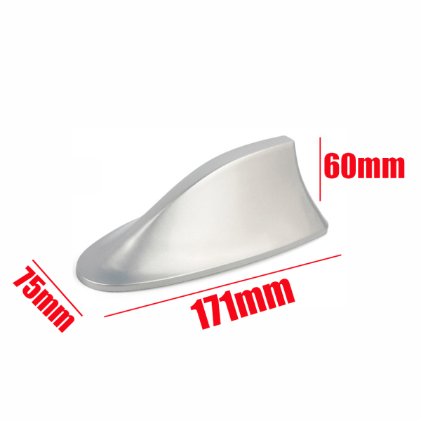 Hajfena Bilantenn Radiosignalmottagare VIT white