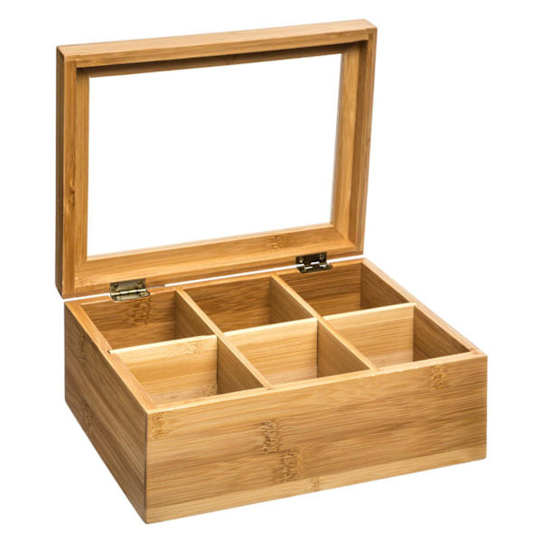 Oppbevaringsboks for teposer Bamboo 566