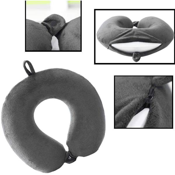 Resekudde - Minnesskum Nackkudde Stödkudde 30*30cm - Perfekt
