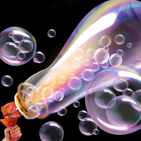 Fläkt Dinosaur Bubble Machine Auto Bubble Machine red