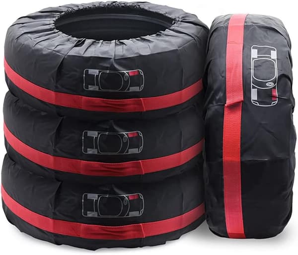 (Diameter 80cm) 4-pack Däcköverdrag 19-23 Tum Vattentätt Reservdäck-FA5-