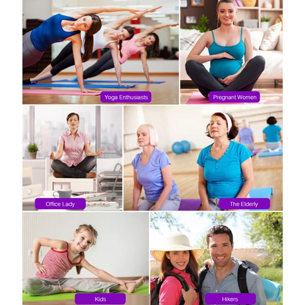 NBR skridsikker måtte til yoga og træning (blå)-FA-