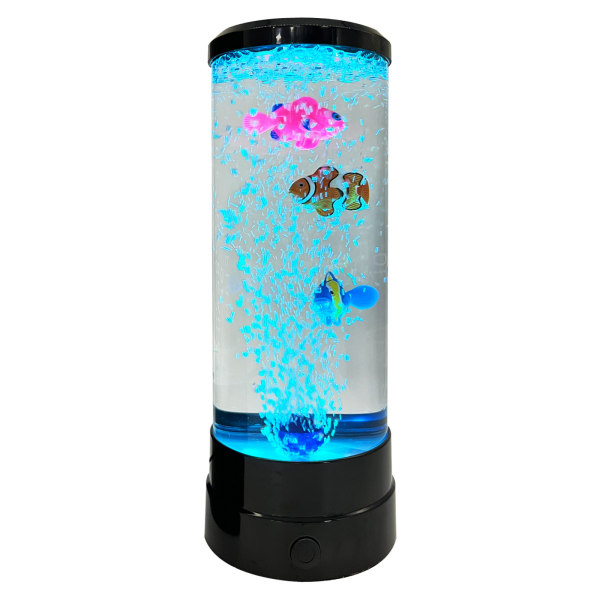 Lava Lampa Fantasy Nattlampa, LED Akvarium Lava Nattlampa