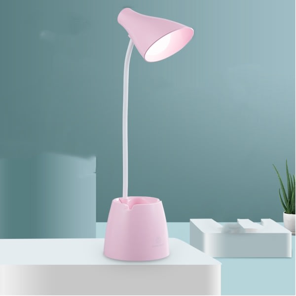1-pakks bordlampe LED, bordlamper med 3 lysmoduser, bordlampe