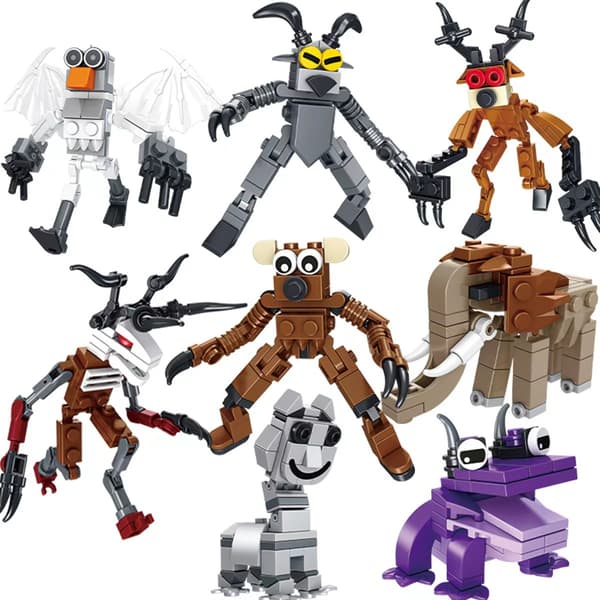 99 Nights in the Forest Monster Building Set | Character Model Blocks | Creative Assembly Toy*38005 four boxes*-FA-