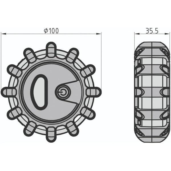 Multifunktionell lampa, universell användning, varningsljus, 5 blinkande lägen, 360 grader, med magnet och krok, nödljus 2 pcs