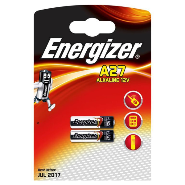 ENERGIZER Battteri A27 Alkaline 2-pack 80