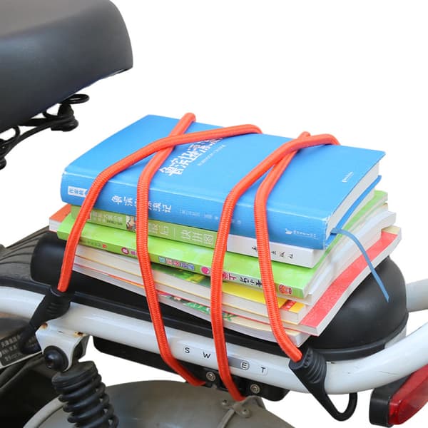 Pluvios - 18\" (45CM) Kraftiga Bungee-snören med krokar - 10-pack - Valfri storlek - Elastiska multifunktionella gummiband för bagage, tak-FA-