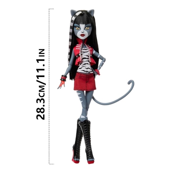 Monster High Boo-Riginal Creeproduction Meowlody ja Purrsephone Nuket 2-pakkaus-XF5- C