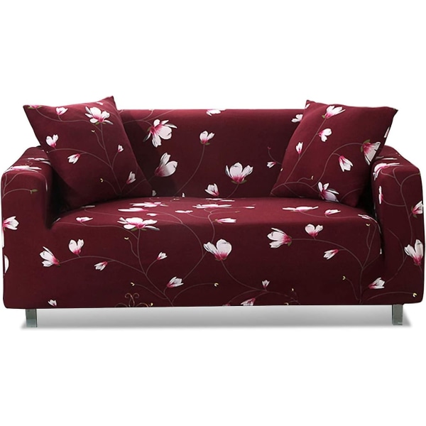 Sofaovertræk, elastisk sofabetræk, justerbar 3-personers sofa