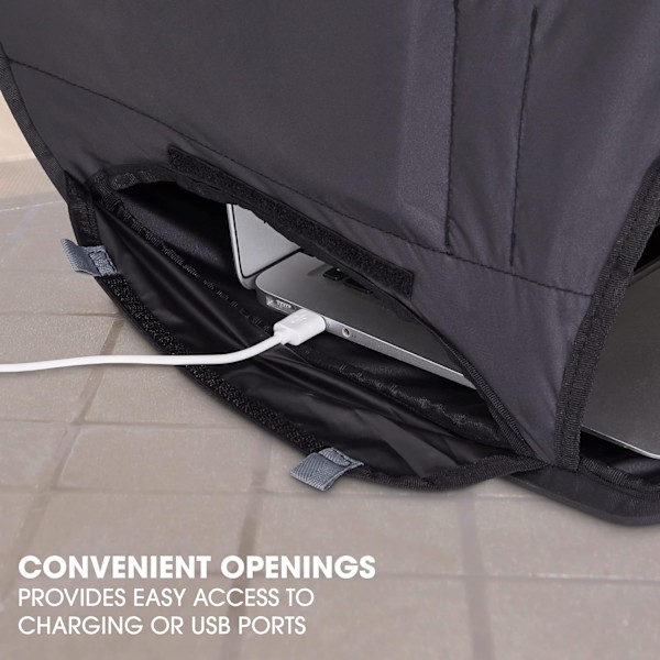 Bærbar kompakt solskjerm for laptop - Antirefleks skjermbeskytter -XF7- Black