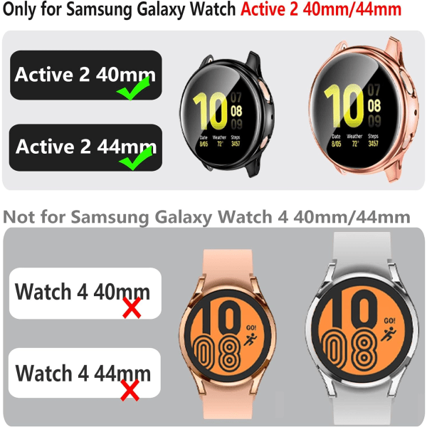 3-pak til Samsung Galaxy Active 2 ur 40 mm, Active 2 skærm